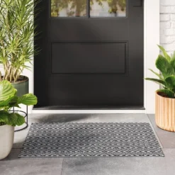 Diamond Check Indoor/Outdoor Rug - Room Essentials™