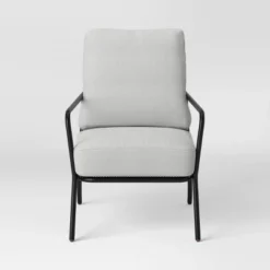 2pc Metal Mesh Outdoor Patio Chairs With Double Cushions, Club Chairs Black - Room Essentials™ -Room Essentials GUEST 6203c9a7 1e22 46a2 8ec3 0f040d1356ca