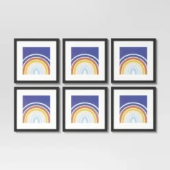 (Set Of 6) 11" X 11" Matted To 8" X 8" Frame Set - Room Essentials™ -Room Essentials GUEST b7d39f93 8658 4b32 b70c faf0c2756d7f