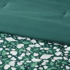 Floral Printed Microfiber Reversible Comforter & Sheets Set Dark Green - Room Essentials™ 11 Floral Printed Microfiber Reversible Comforter & Sheets Set Dark Green - Room Essentials™ -Room Essentials GUEST df79204e d53f 4796 9fc1 6fecf011d658