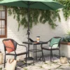 3pc Wicker Bistro Set With Cushions - Dark Brown - Room Essentials™ -Room Essentials GUEST f0c0e735 543a 4f98 ac5e c74c855a0454