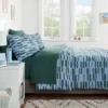 Foster Microfiber Reversible Comforter & Sheets Set Blue/Dark Green - Room Essentials™ -Room Essentials GUEST f87ca377 0f4f 410c a12c 361a594a813e
